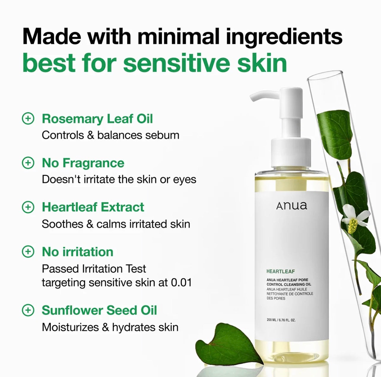 Anua HeartLeaf Pore Control Cleansing Oil 200 ML