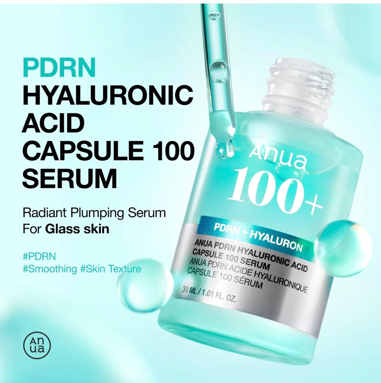 Anua PDRN Hyaluronic Acid Capsule 100 Serum 30 ML