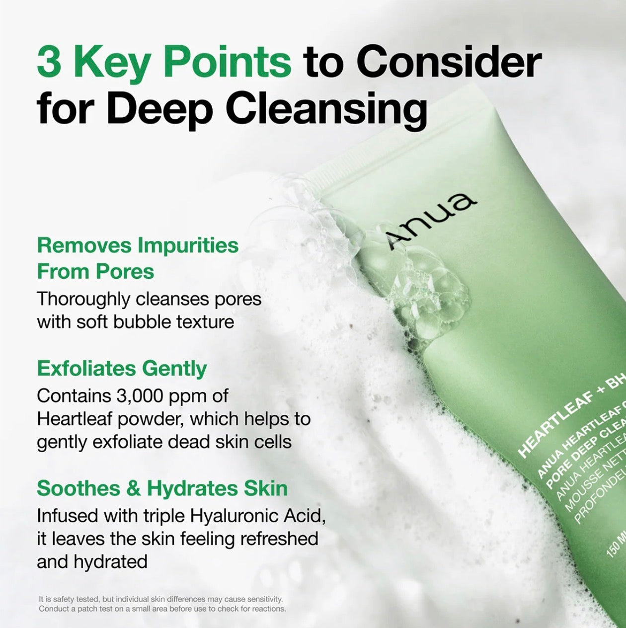 Anua HeartLeaf Quercetinol Pore Deep Cleansing Foam 150 ML