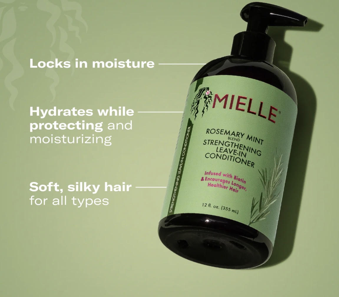 MIELLE ORGANICS ROSEMARY MINT LEAVE-IN CONDITIONER 355ML