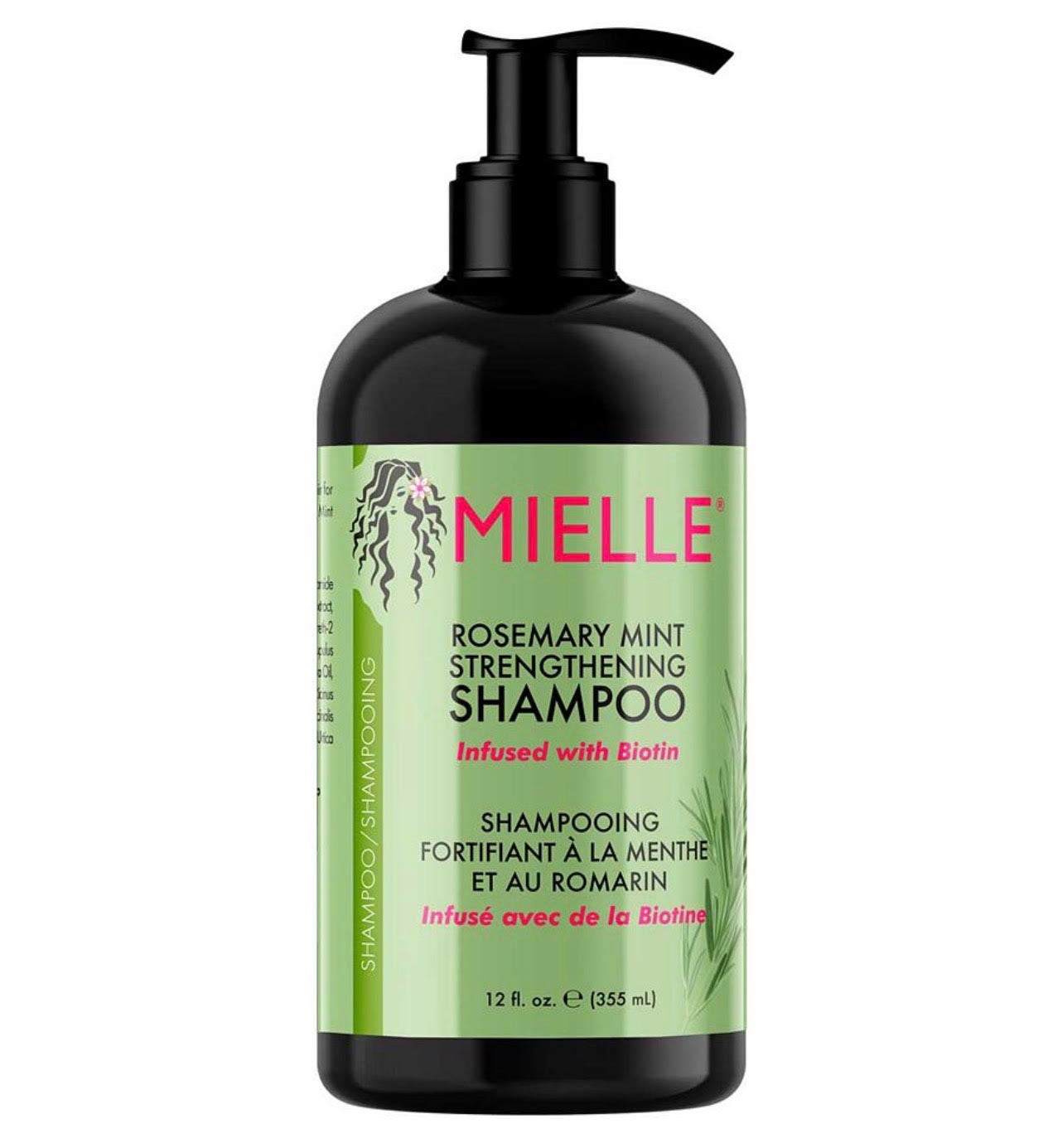 MIELLE ORGANICS ROSEMARY MINT STRENGTHENING SHAMPOO 355ML