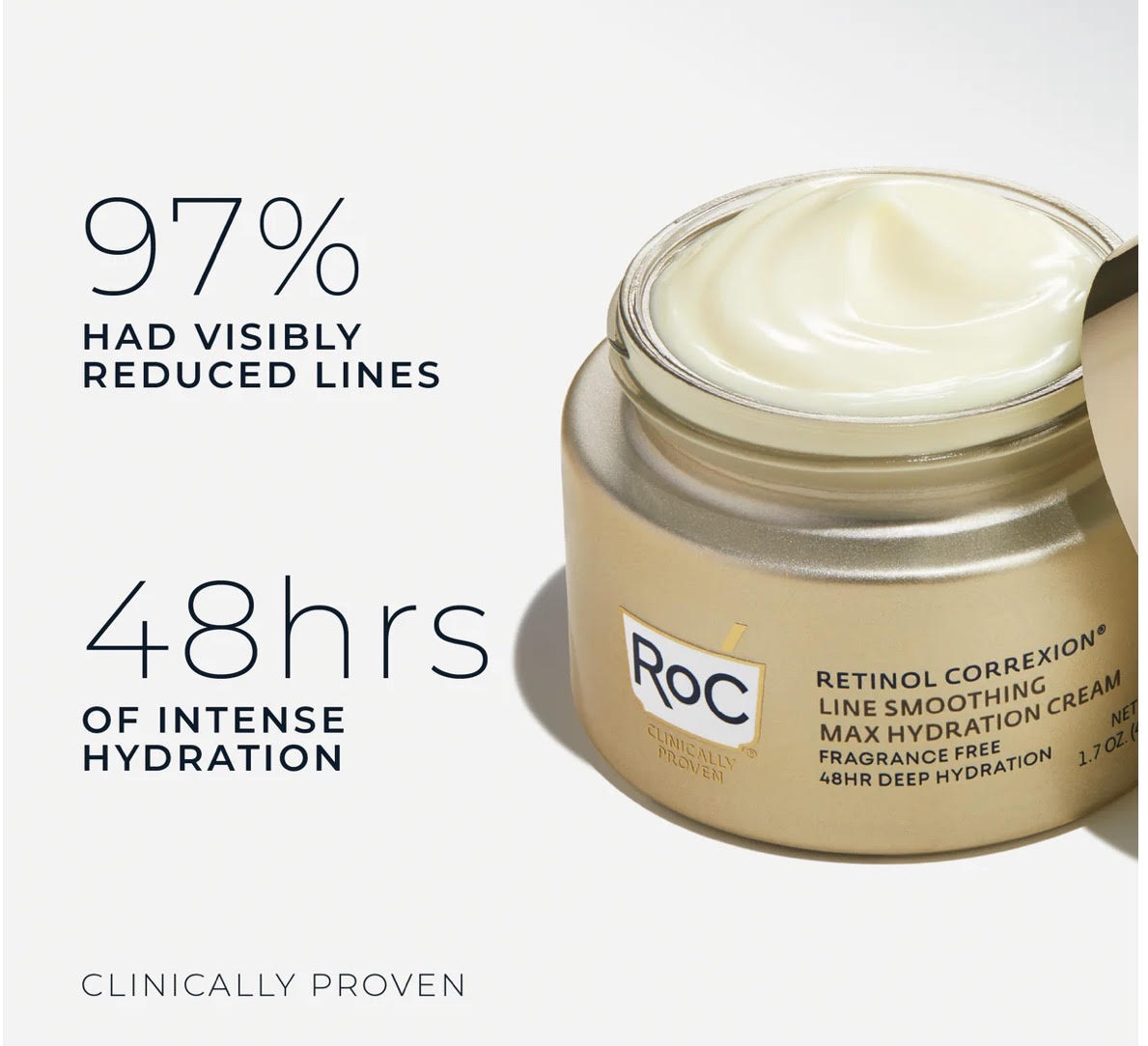 Roc Retinol Correxion Line Smoothing Max Hydration Cream